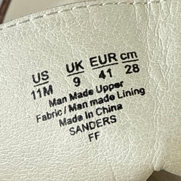 Sam Edelman Circus Sanders Ivory White Leather Round Toe Lace Up Combat Boots 11 - Picture 5 of 8